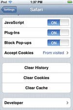 Safari - how to clear your cache
