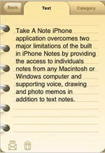Take A Note-Text
