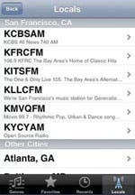 AOL Radio Locales