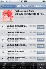 iPhone version of iTunesU