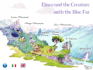 Eliseo and the Creature with the Blue Fur an Interactive Book for iPad