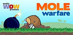 Mole Warfare for iOS and Android - Use your accelerometer to blow up small mammals