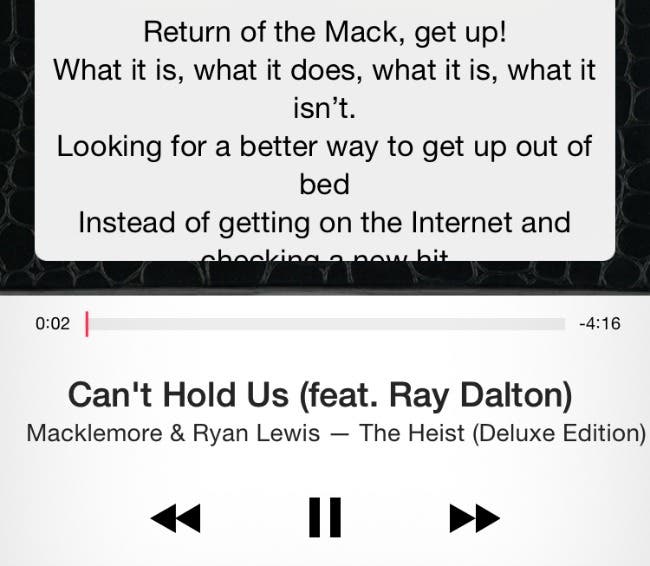 Tip of the Day How to Display Song Lyrics in the Music App