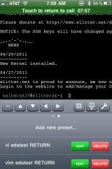 SSH2GO - A Secure Shell Client for iPad and iPhone has been released