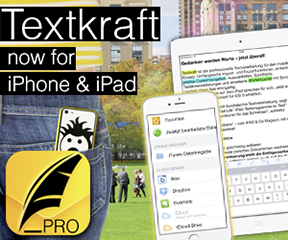 Textkraft Pocket - the missing TextEdit for the iPhone