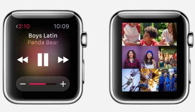 music player apple watch