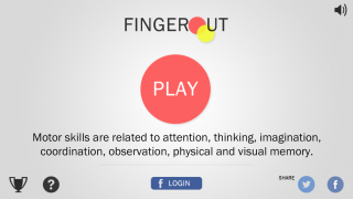 FingerOut - iPhone / iPad game to improve your motor skills
