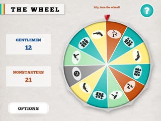 The Wheel: A party game for 4 players and 1 iPad.
