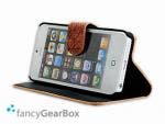 iPhone 5 Euro Leather Flip Case with Stand