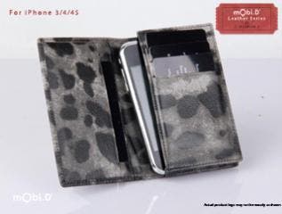 iPhone Camouflage Genuine Leather Wallet