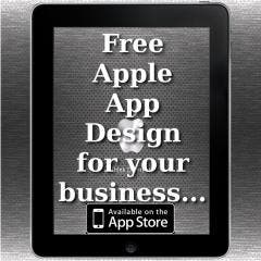 Promotion - Free no obligation Apple App design for your business