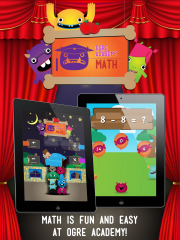Ogre Academy Math for iPad – Have fun, solve math problems, feed ogres, and keep them from underneath your bed!