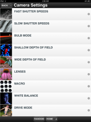 Unique Photography Assignment Generator Apps Released for iPad!