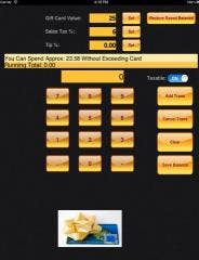Gift Card Calculator Utility