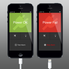 Protect your home for free with Power? for iOS: A simple, loud and very reliable power failure monitor