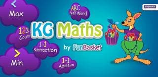 KG Maths by FunBasket, an innovative Math app for kids.