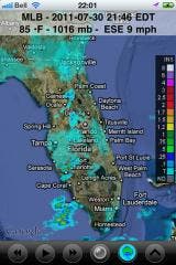 gRadar now available worldwide with weather forecasts