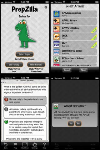gWhiz LLC Makes Test Prep Fun with Mobile App, PrepZilla