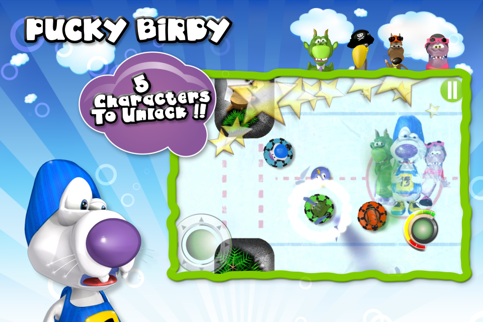 Sovapps releases Pucky Birdy, a fun and fast hockey game on iPhone/iPad