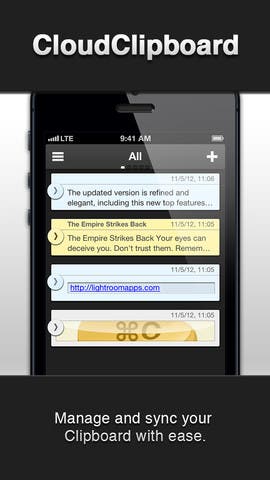CloudClipboard is a New Clipboard Manager for Your iPhone and iPad