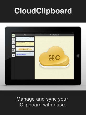 CloudClipboard is a New Clipboard Manager for Your iPhone and iPad