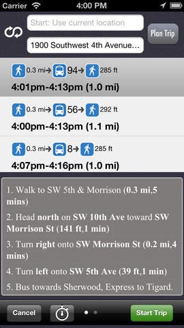 Move On - Transit App with Voice Available for iPhone