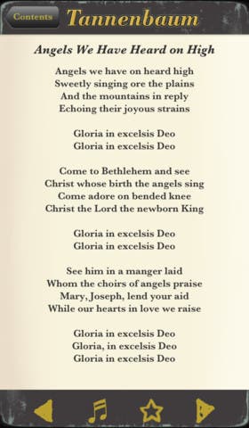 Celebrate the Holidays by Caroling with Tannenbaum for iPhone and iPad