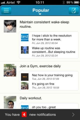 Evaluate and Self Reflect in the New Year 2013 with ResolutionTweet