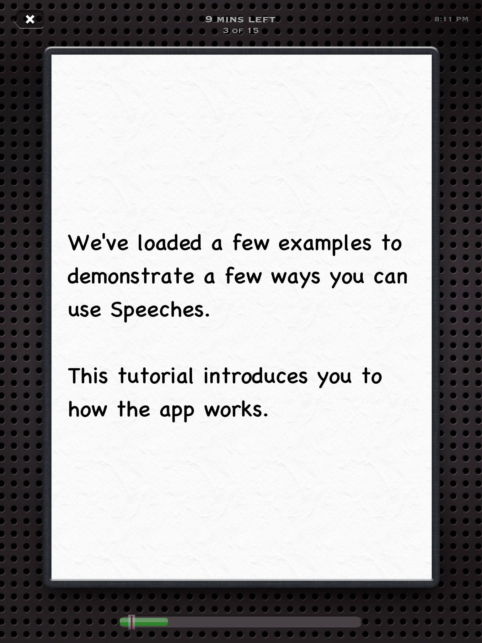Speeches Puts Speaker's Notes on Your iPad or iPhone