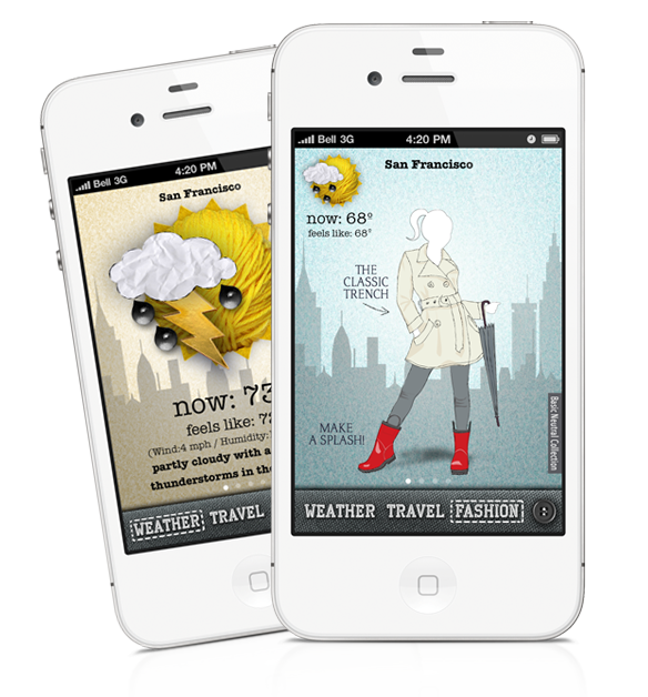 WTF - A newly released Weather Travel Fashion App for iPhone/iPod