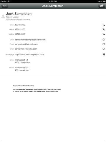 Outlook .msg file viewer for iOS devices released