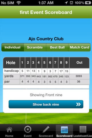 Leaderboard Live Brings Easy, Real Time Scoring To Golfers