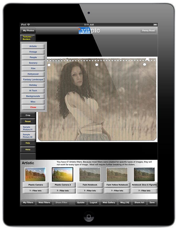 Yitpic: Create and Share Photo Filters and Artwork with New iPad App