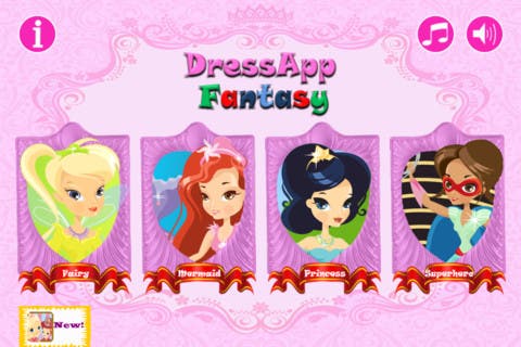 DressApp Fantasy is Finalist in 2012 Best App Ever Kids Toy Award