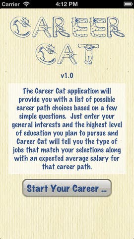 Live Your Career: Career Cat available now on the Apple iTunes App Store