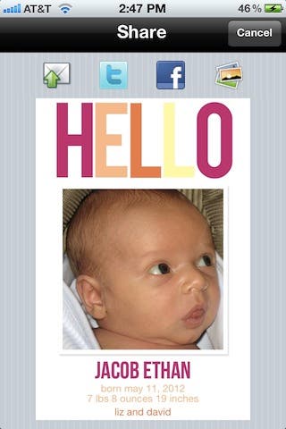 Sweet Greets Baby is an essential app for new parents