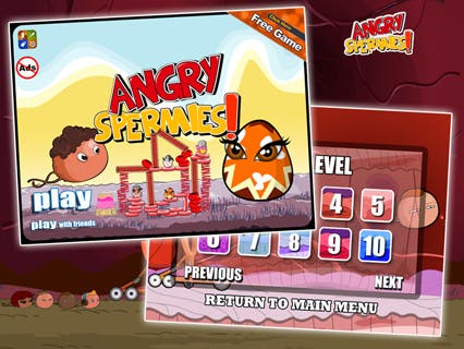 iOS Game: Angry Spermies - Just Released on iTunes
