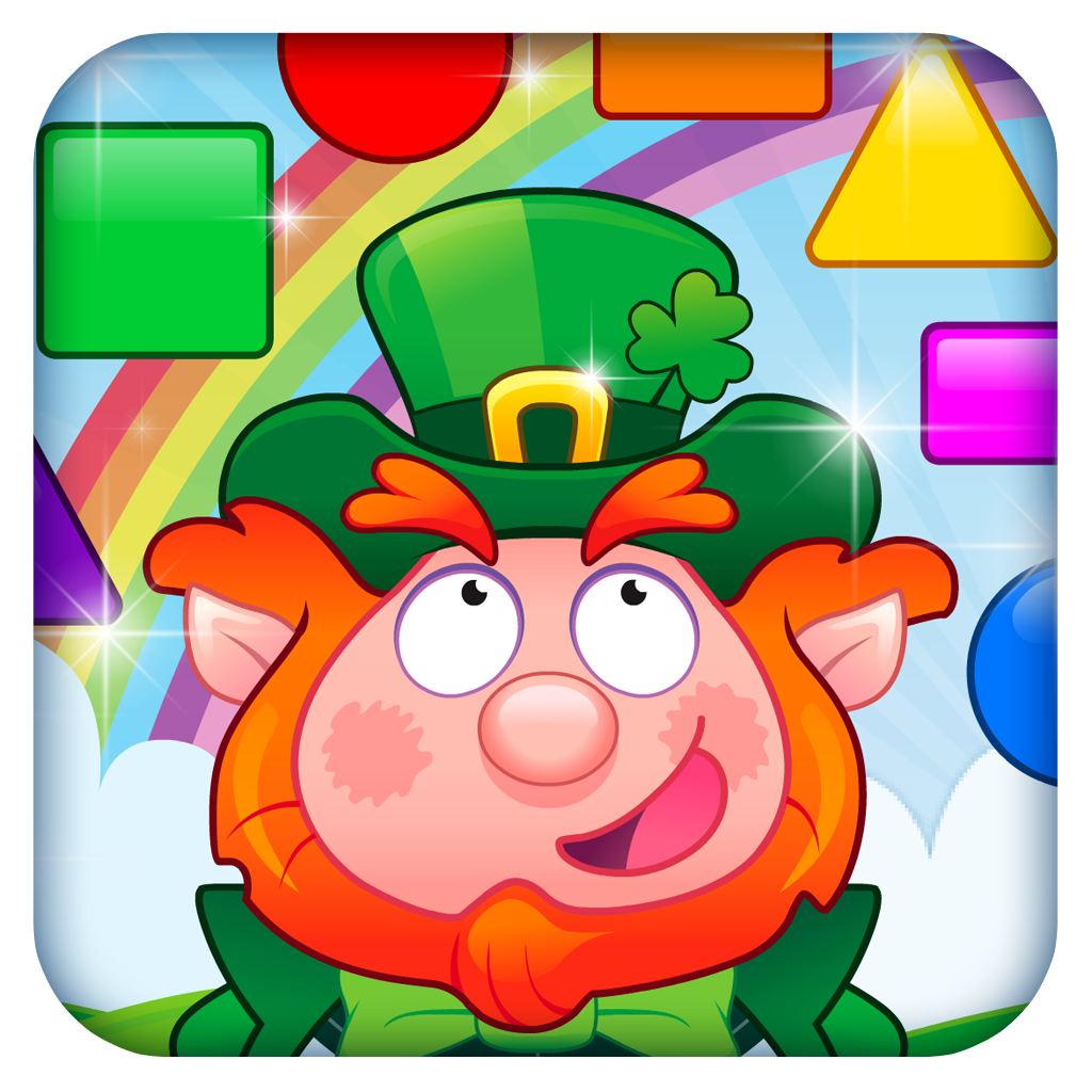 Explore and Learn Shapes Preschool App Free for St Patrick's Day Weekend