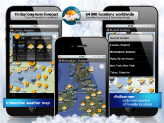 New Interactive Weather Map HD app for iPhone and iPad