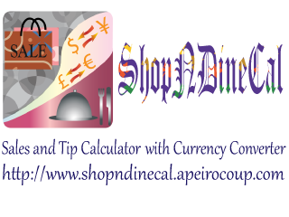Apeirocoup LLC Releases ShopNDineCal for iPhone and iPod Touch