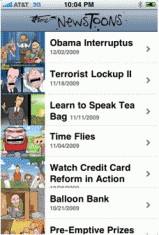 Fiore's NewsToons app