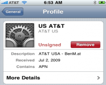 Remove Profile