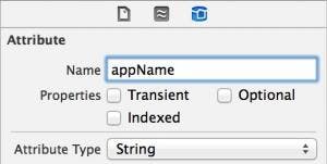 appName attribute settings