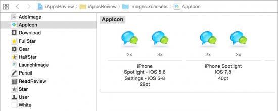 App icons