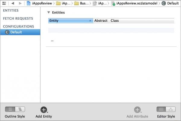 New Entity Data Model