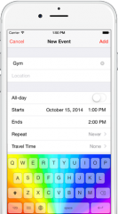 Rainbow, The Custom Color Keyboard for iOS