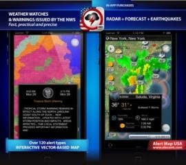 Weather Alert Map USA Launches on iPhone and iPad