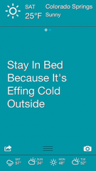 Effing Weather - Not Just Another Boring Weather App