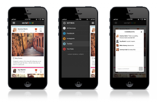 View All Your Social Media In One Place with Socialblend for iOS