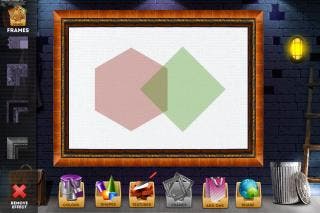 Alley Art for iOS devices brings geometric painting fun to creative sessions or even lazy afternoons.